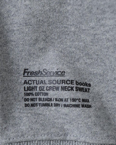 AS×FS LIGHT OZ CREW NECK SWEAT “COLLEGE”