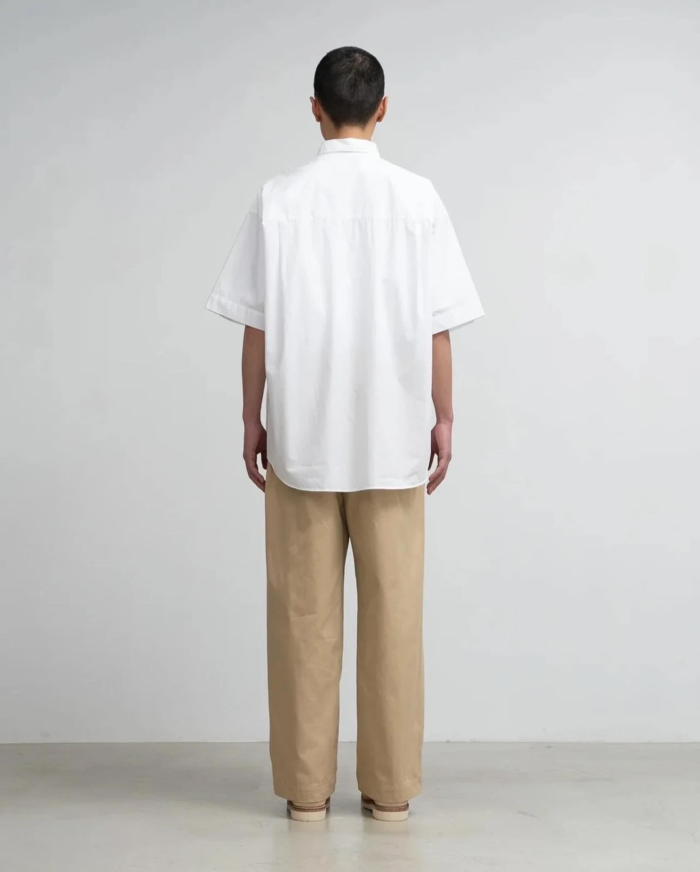 BROAD S/S OVERSIZED REGULAR COLLAR SHIRT