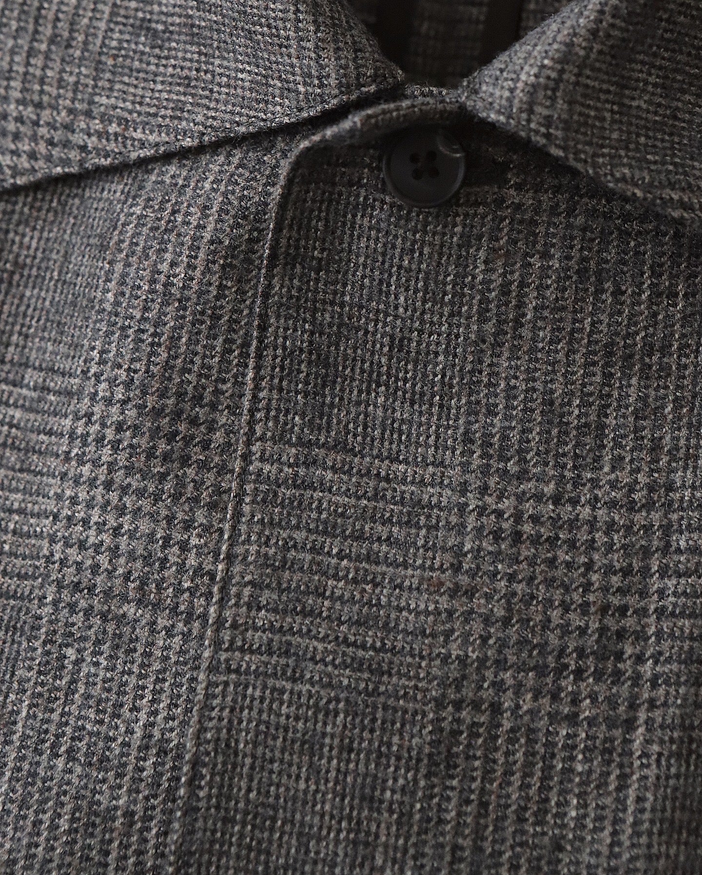 LINEN WOOL TWILL SHIRT JACKET