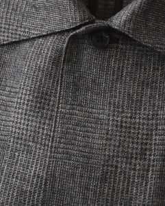 LINEN WOOL TWILL SHIRT JACKET