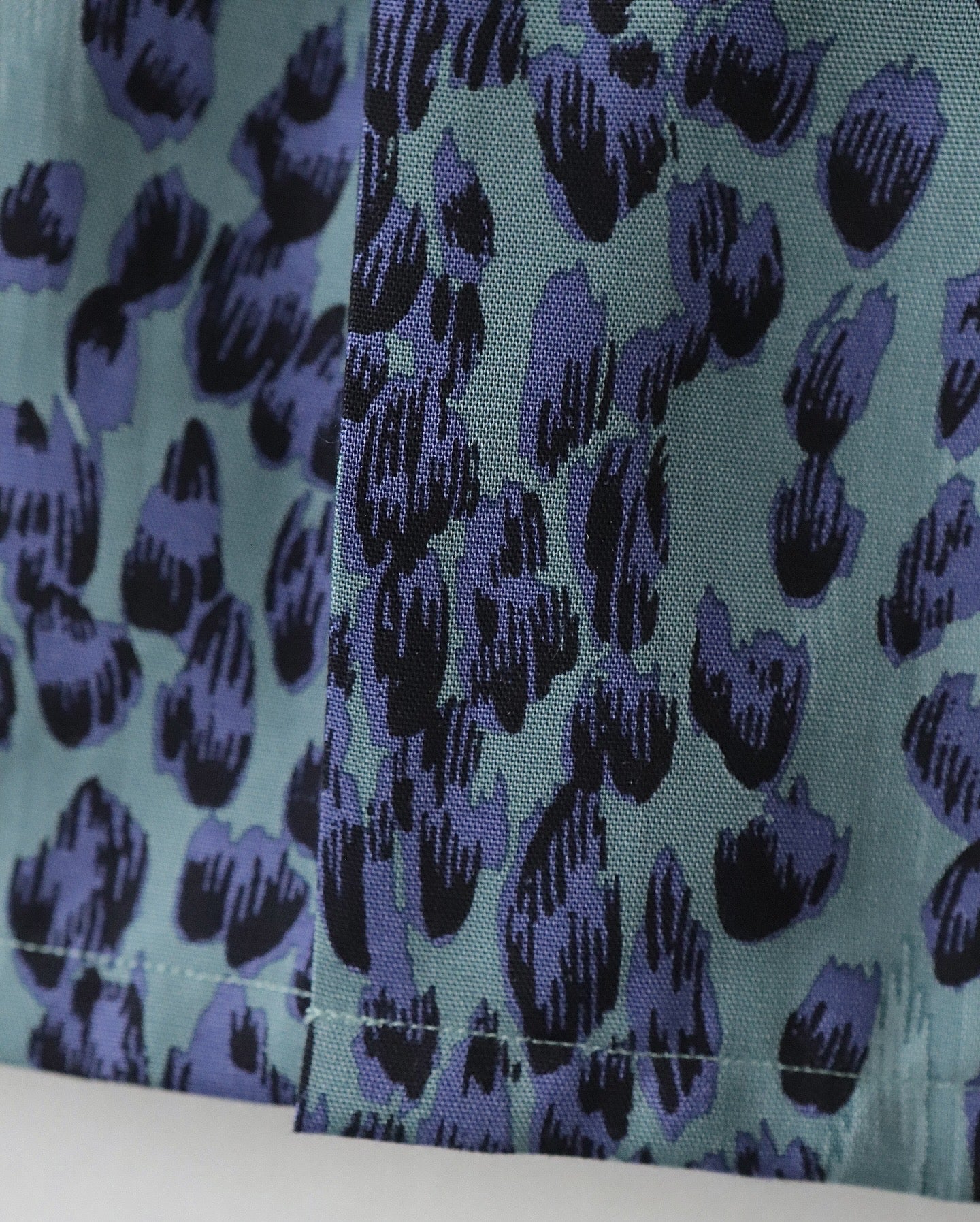 LEOPARD OPEN COLLAR SHIRT