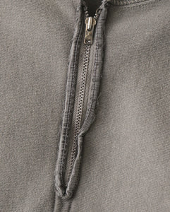 VINTAGE HALF ZIP RIB COLLAR SWEATSHIRT