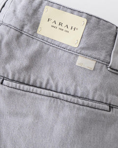 FARAH｜THREE-TUCK WIDE SHORTS / DENIM