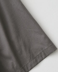 OPEN COLLAR SHORT SLEEVE SHIRT（COTTON RAYON）