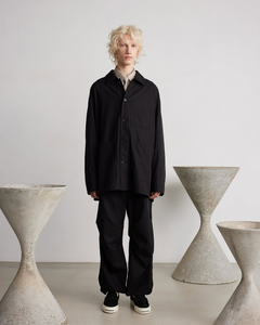 HIGH TWIST GABARDINE MILITARY PANTS