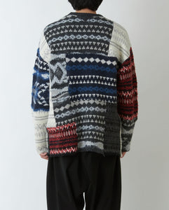 PATCHWORK PULLOVER KNIT