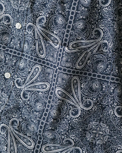 W's TECH BUTTON DOWN SHIRTS L/S PAISLEY