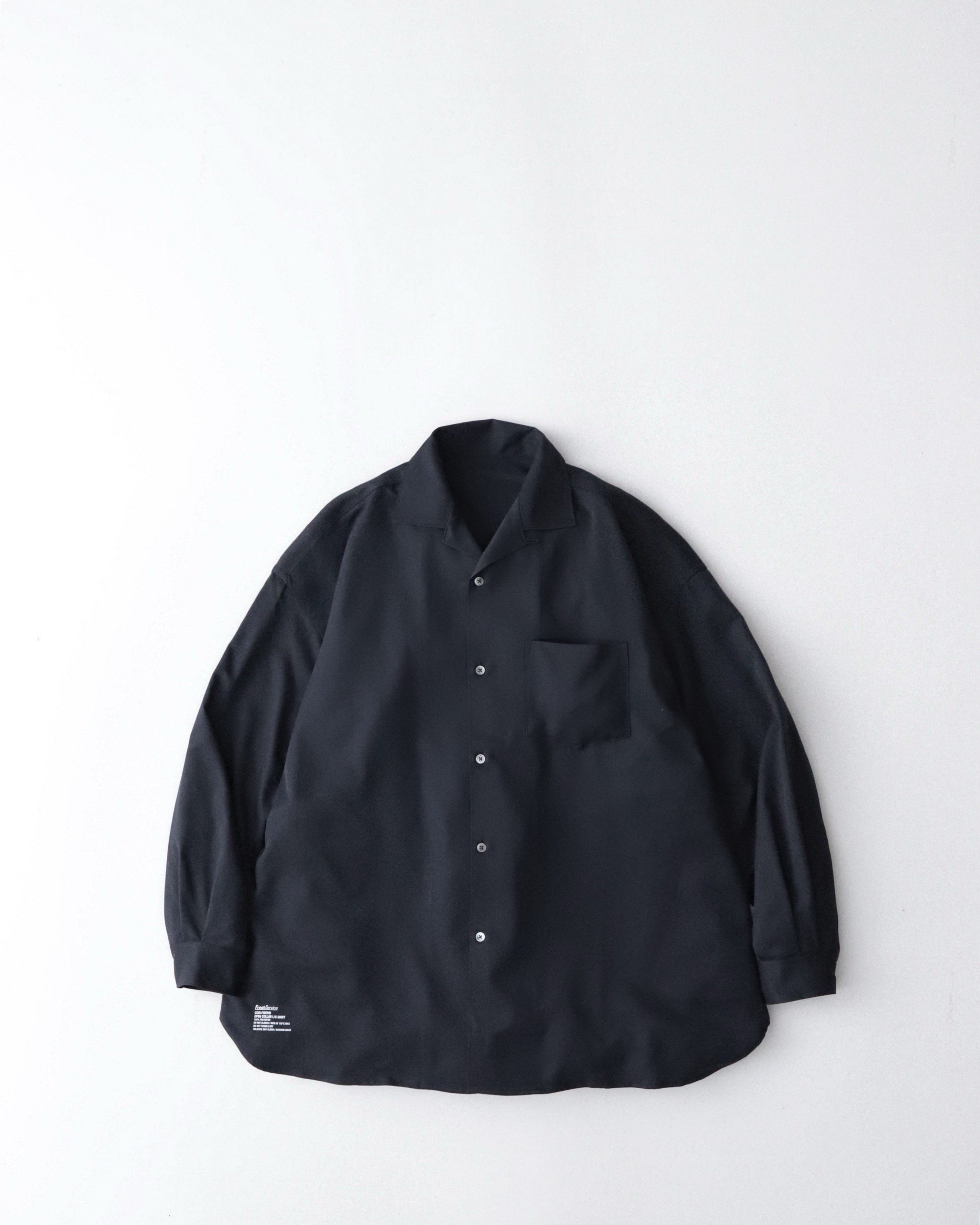 COOLFIBER OPEN COLLAR L/S SHIRT