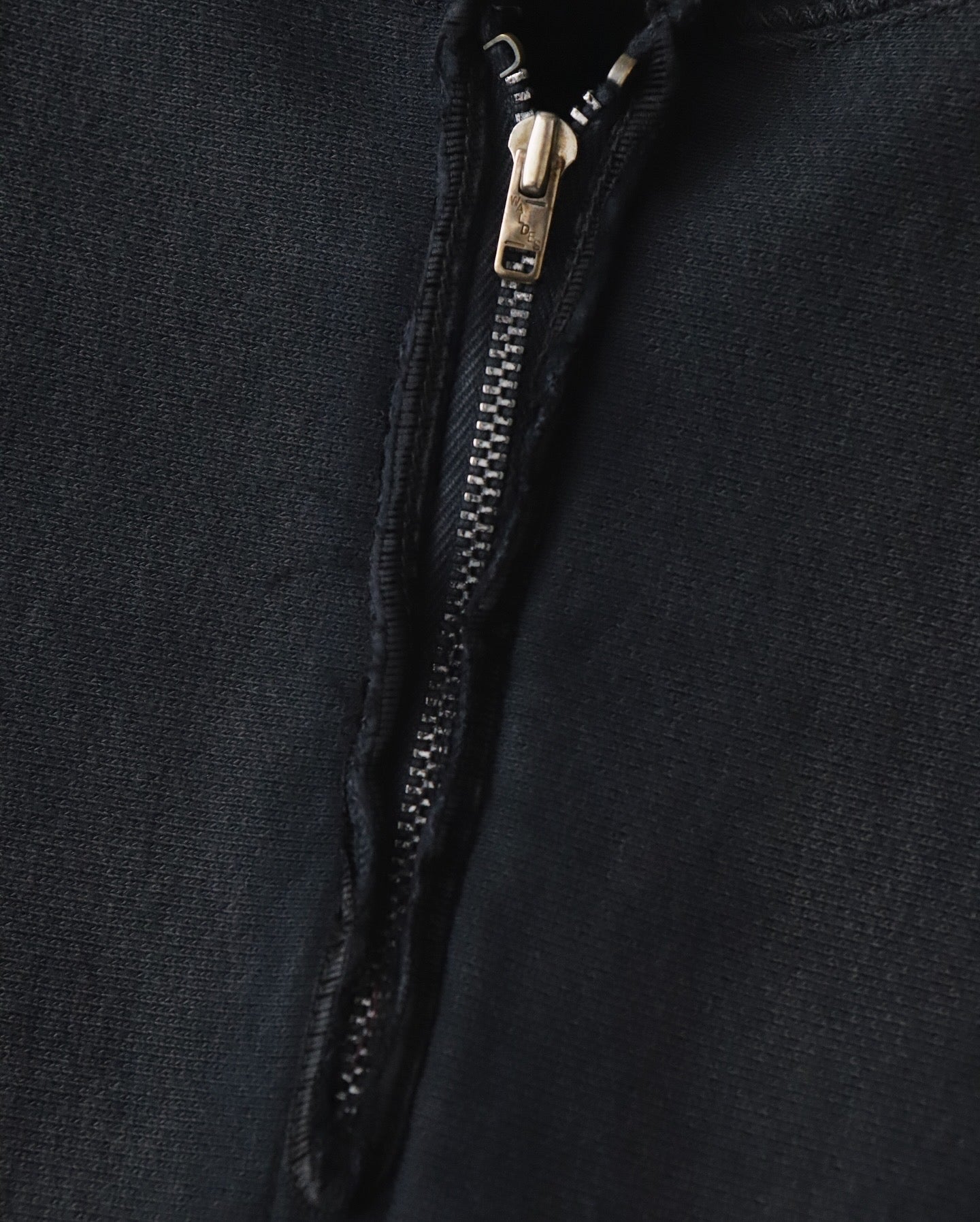 VINTAGE HALF ZIP RIB COLLAR SWEATSHIRT