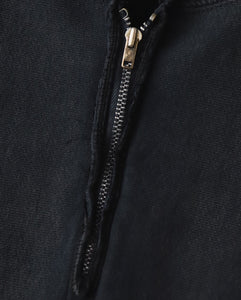VINTAGE HALF ZIP RIB COLLAR SWEATSHIRT