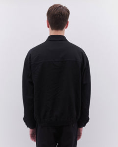 GARMENT DYE COLLARED BOMBER JACKET