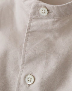 OXFORD OVERSIZED S/S BAND COLLAR SHIRT