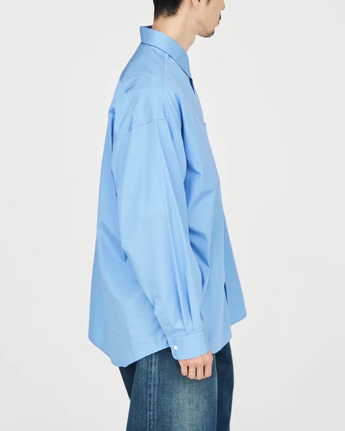 HIGH COUNT REGULAR COLLAR ROUND CUT OVERSIZED  SHIRT