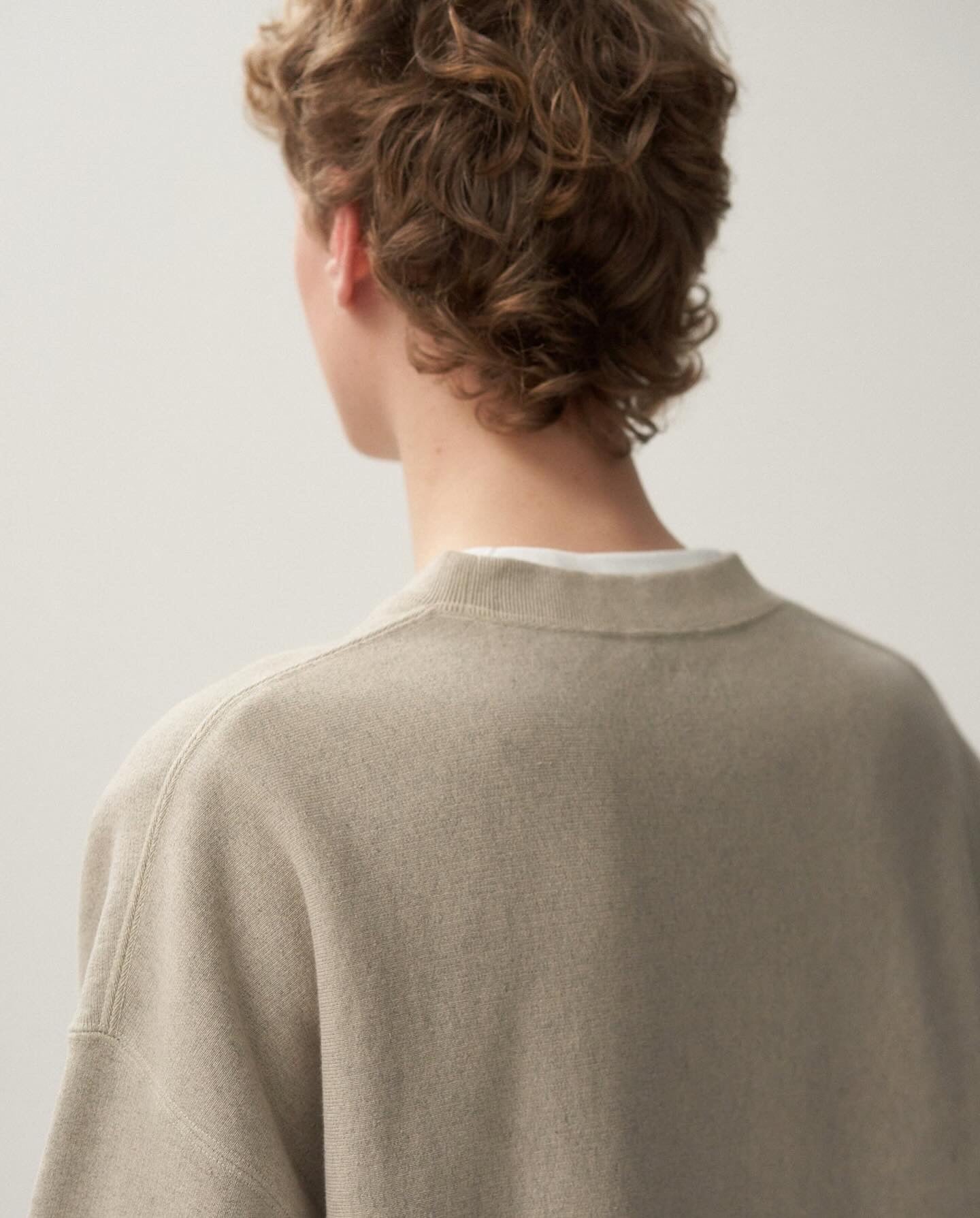 NATURAL DYED URAKE OVERSIZED SWEAT SHIRT