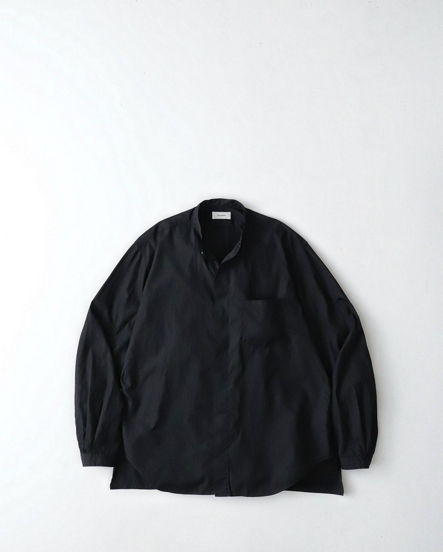 NEW COLLARLESS  SHIRTS｜COTTON POPLIN GARMENT DYED