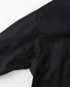 SILICON POPLIN LONG CUFF BLOUSE（WOMEN）