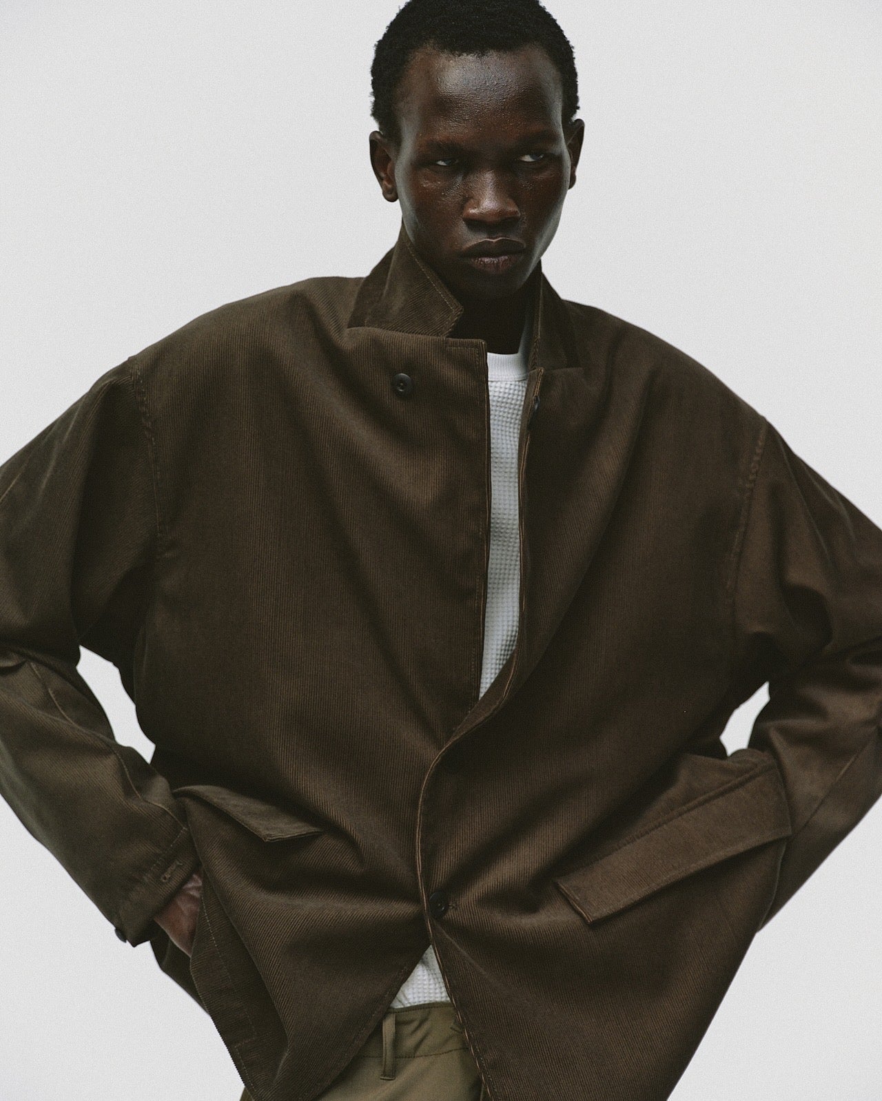 TECH LOOSE 2B JACKET CORDUROY