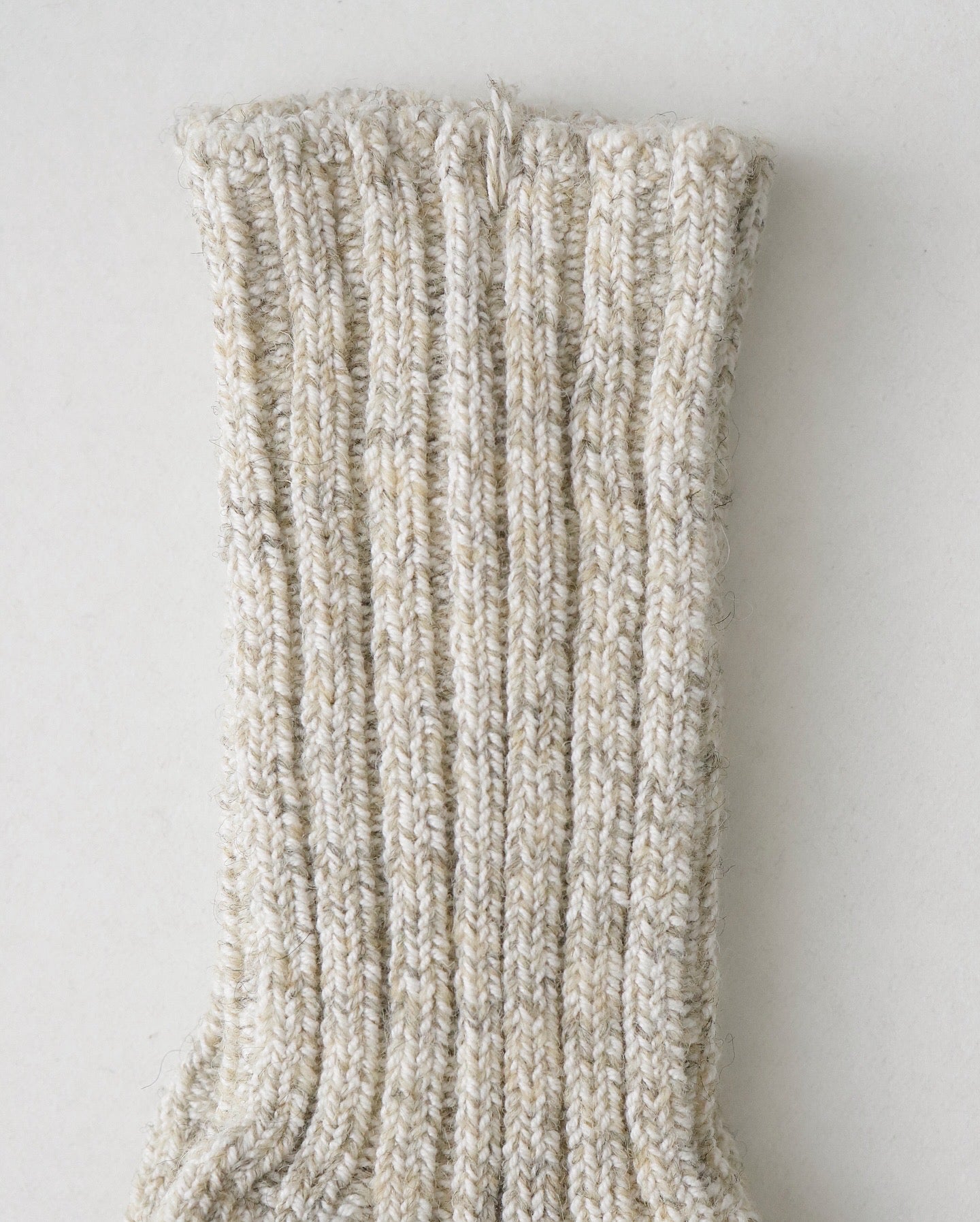 COTTON WOOL RIB SOCKS