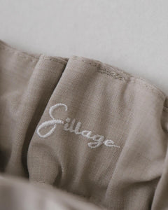 CIRCULAR SHORT PANTS LIGHT BEIGE