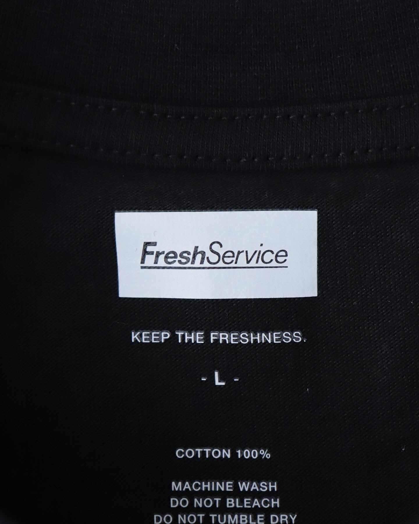 CORPORATE PRINTED S/S TEE ”FRESH＆SRV.”