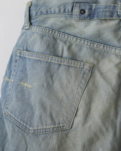 NO.37 WASHED WIDE DENIM PANTS