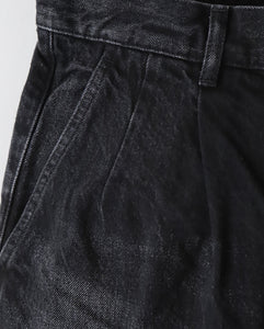 SELVAGE DENIM TWO TUCK PANTS