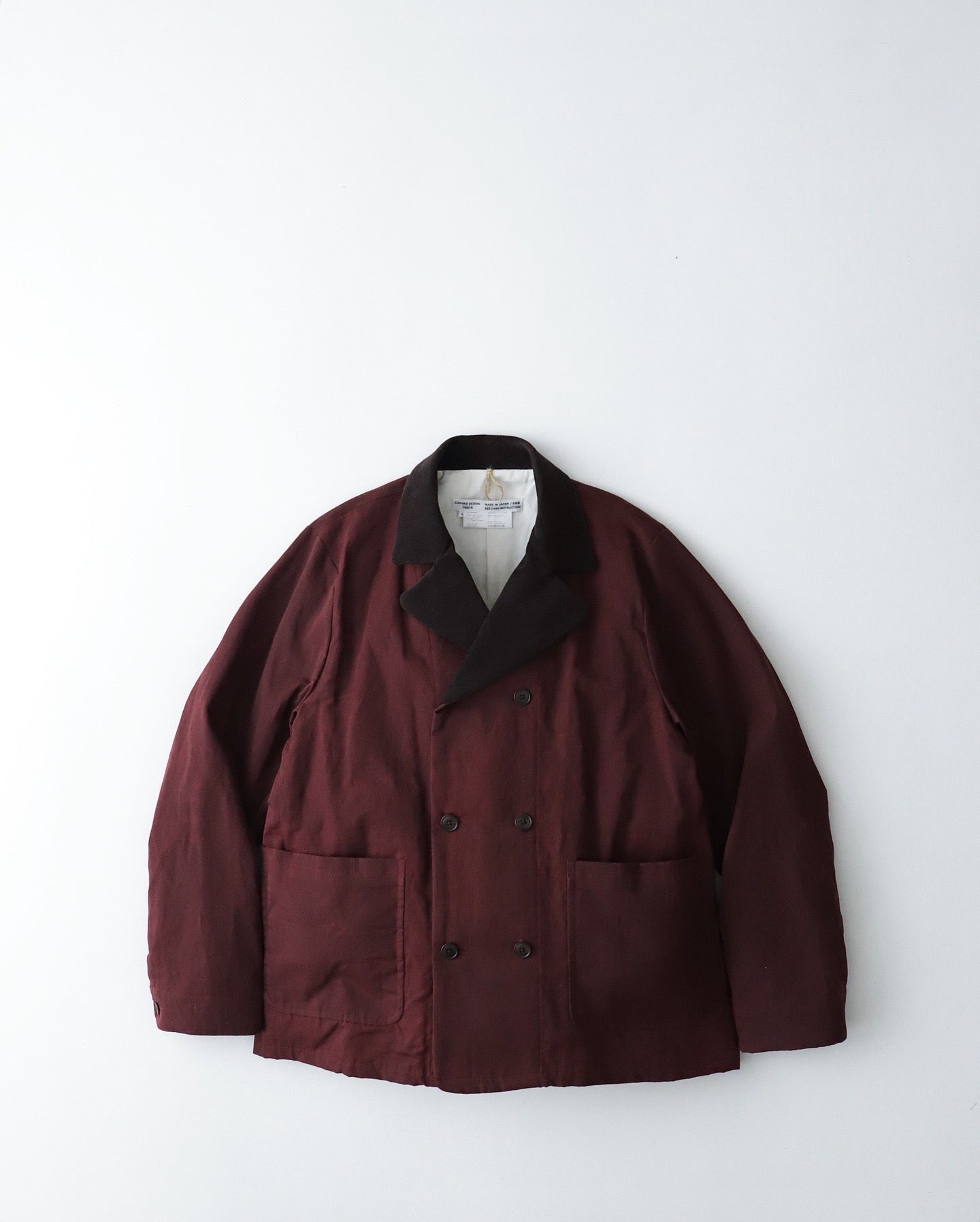 DOUBLE BREASTED JACKET OILED