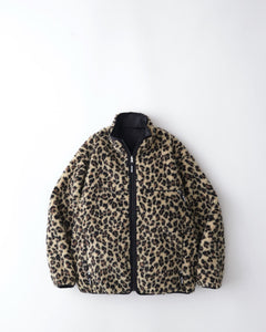 REVERSIBLE LEOPARD BOA JACKET