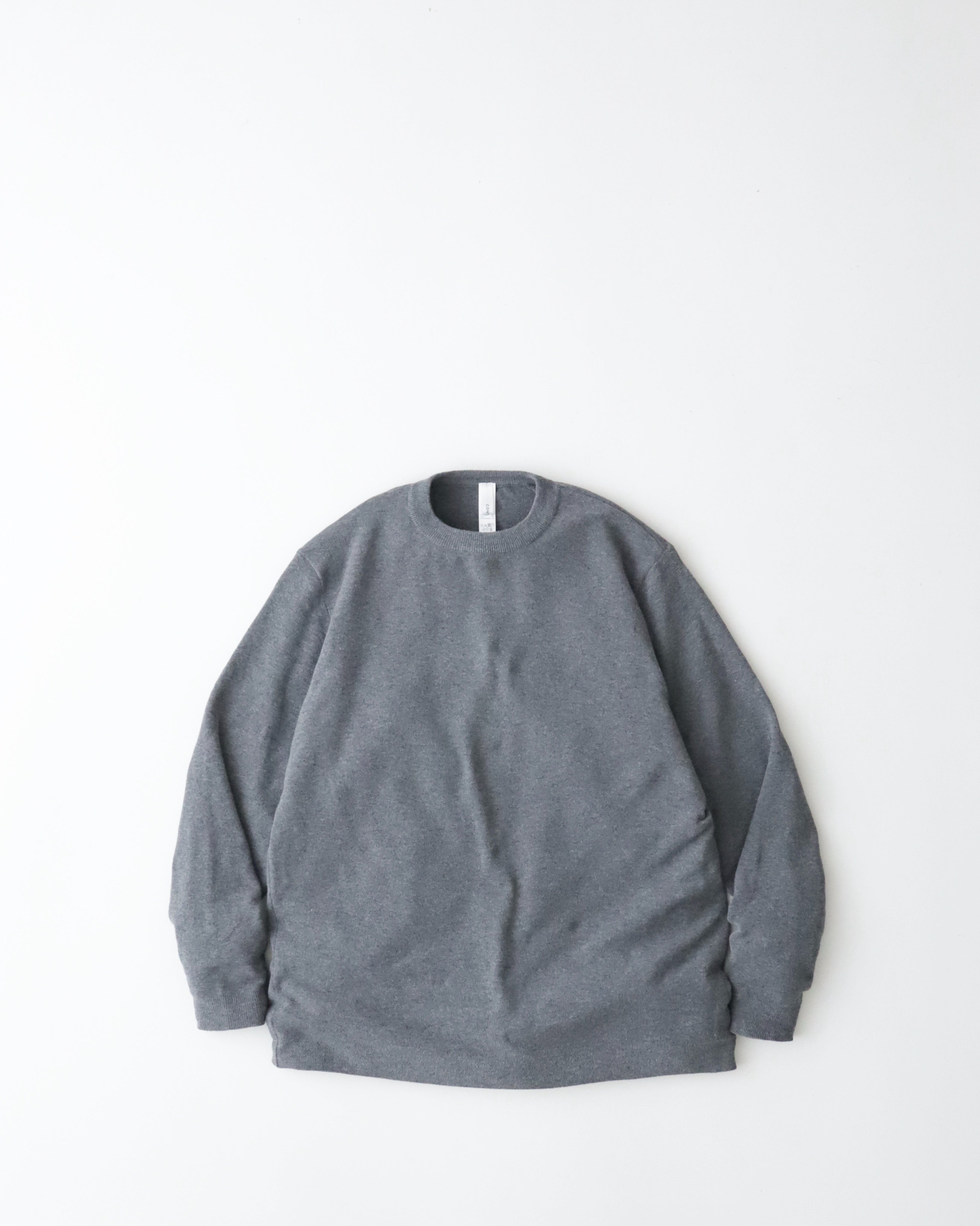 CONTEMPO｜2WAY CREW NECK KNIT
