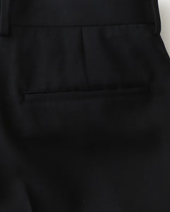 DOUBLE PLEATED SHORT TROUSERS / Dormeuil