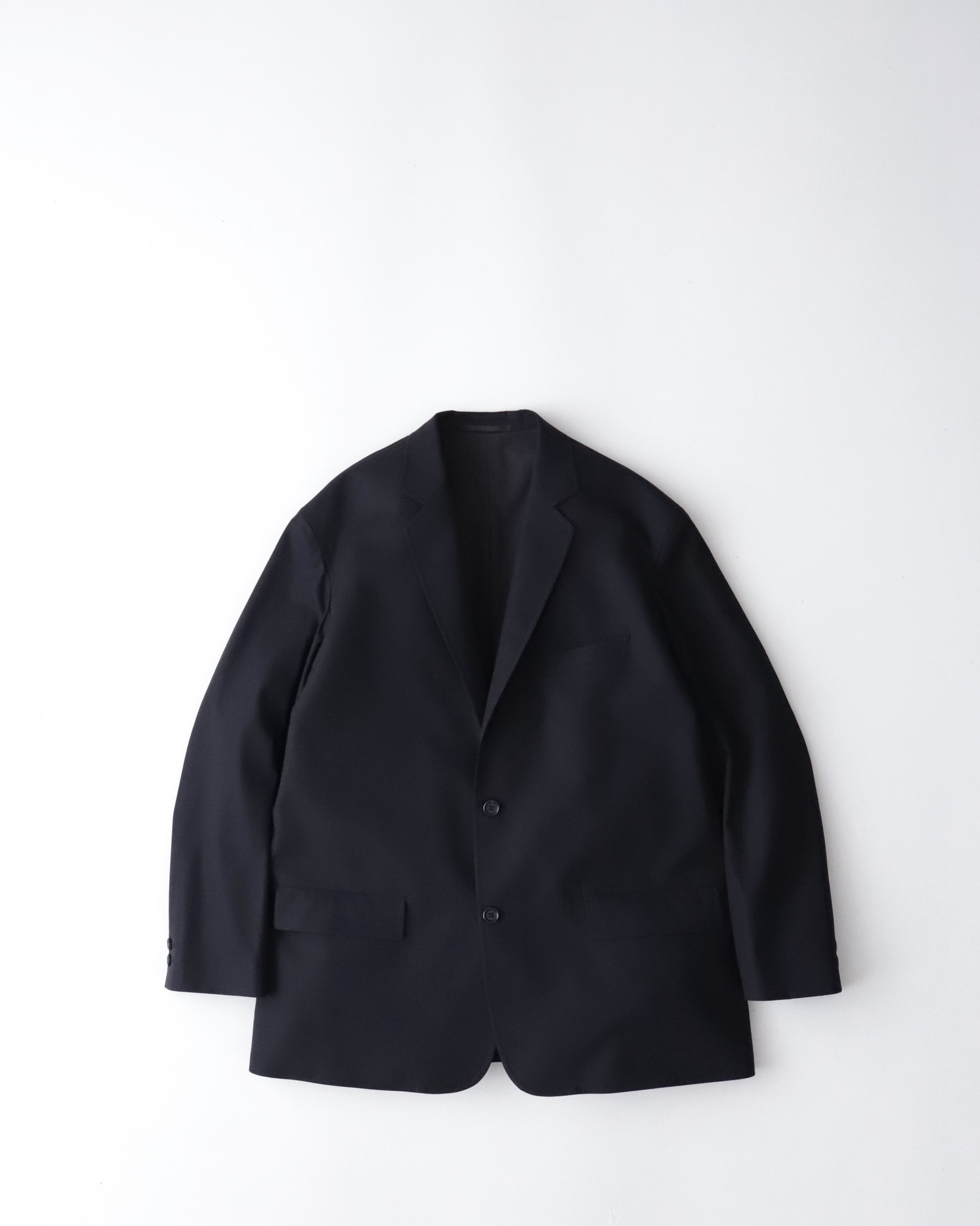 WOOLY COTTON TWILL SINGLE JACKET