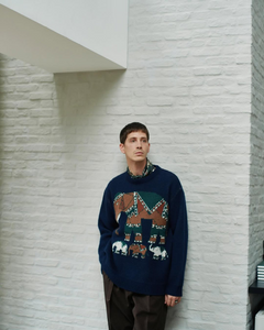 ELEPHANT PULLOVER KNIT