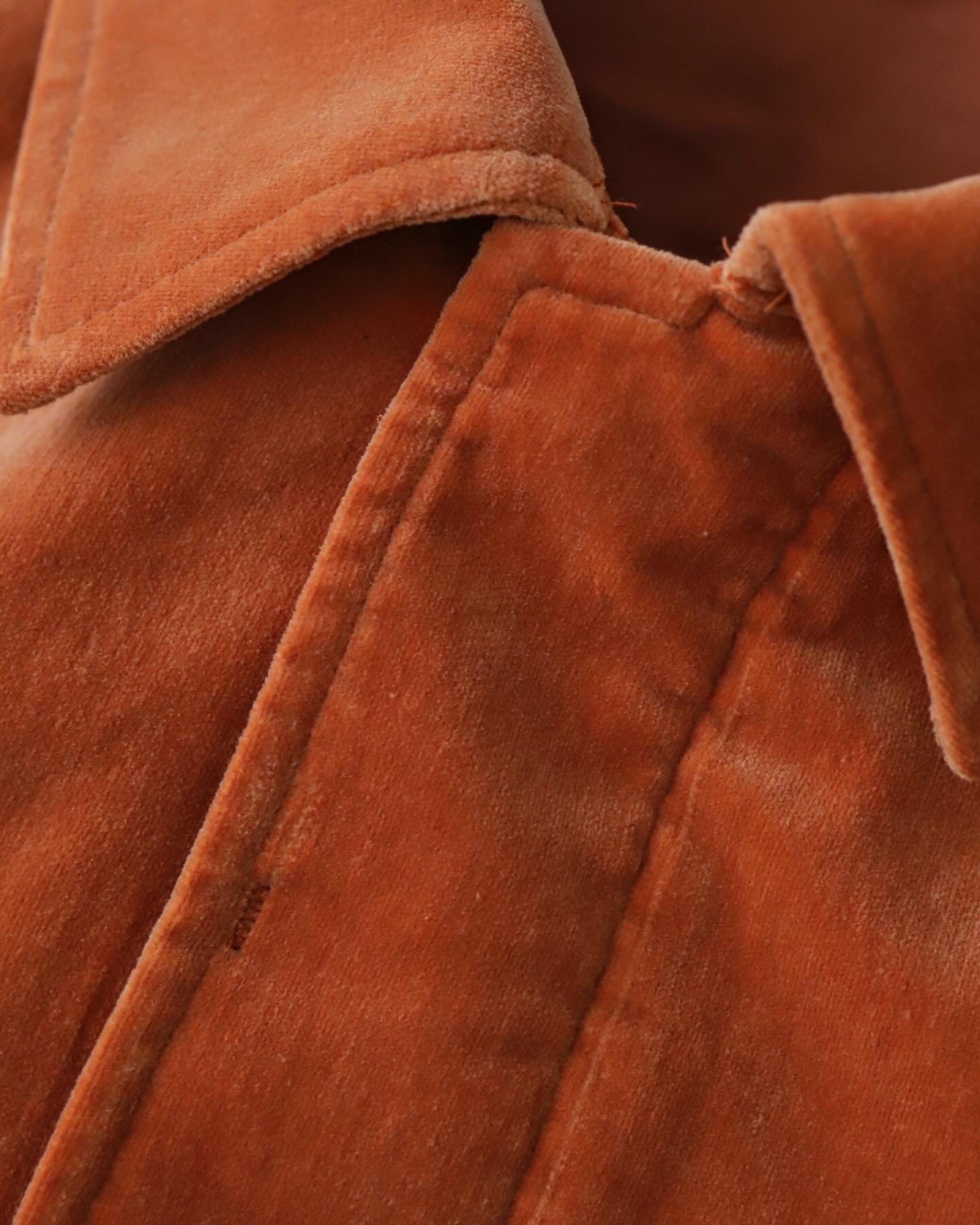 BLOUSON VELVET ORANGE