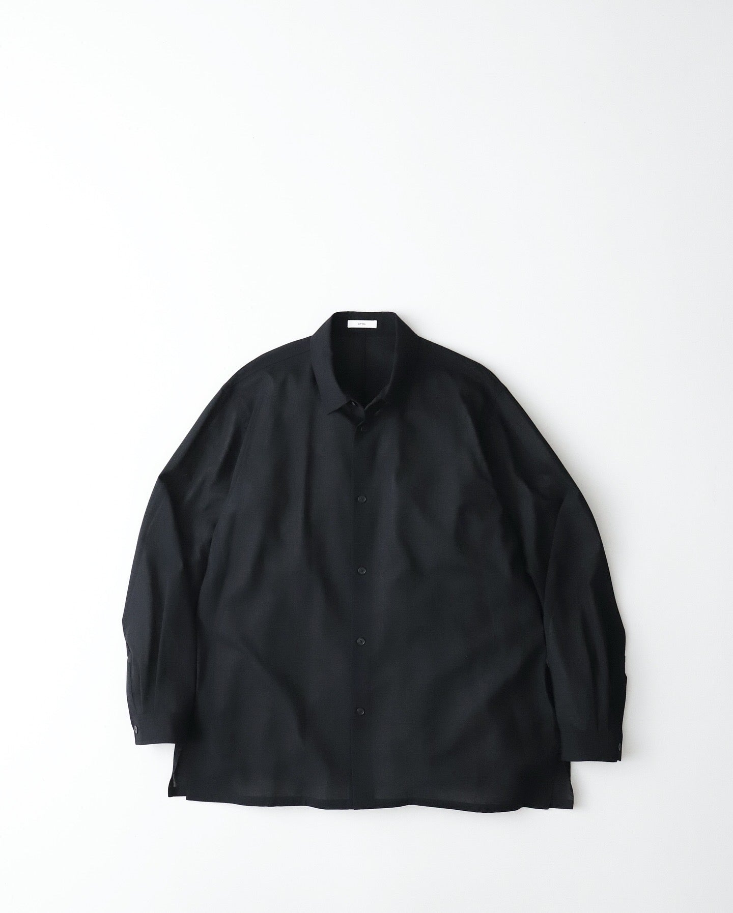 TWIST WOOL WASHER OVERSIZED SHIRT
