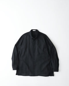 TWIST WOOL WASHER OVERSIZED SHIRT