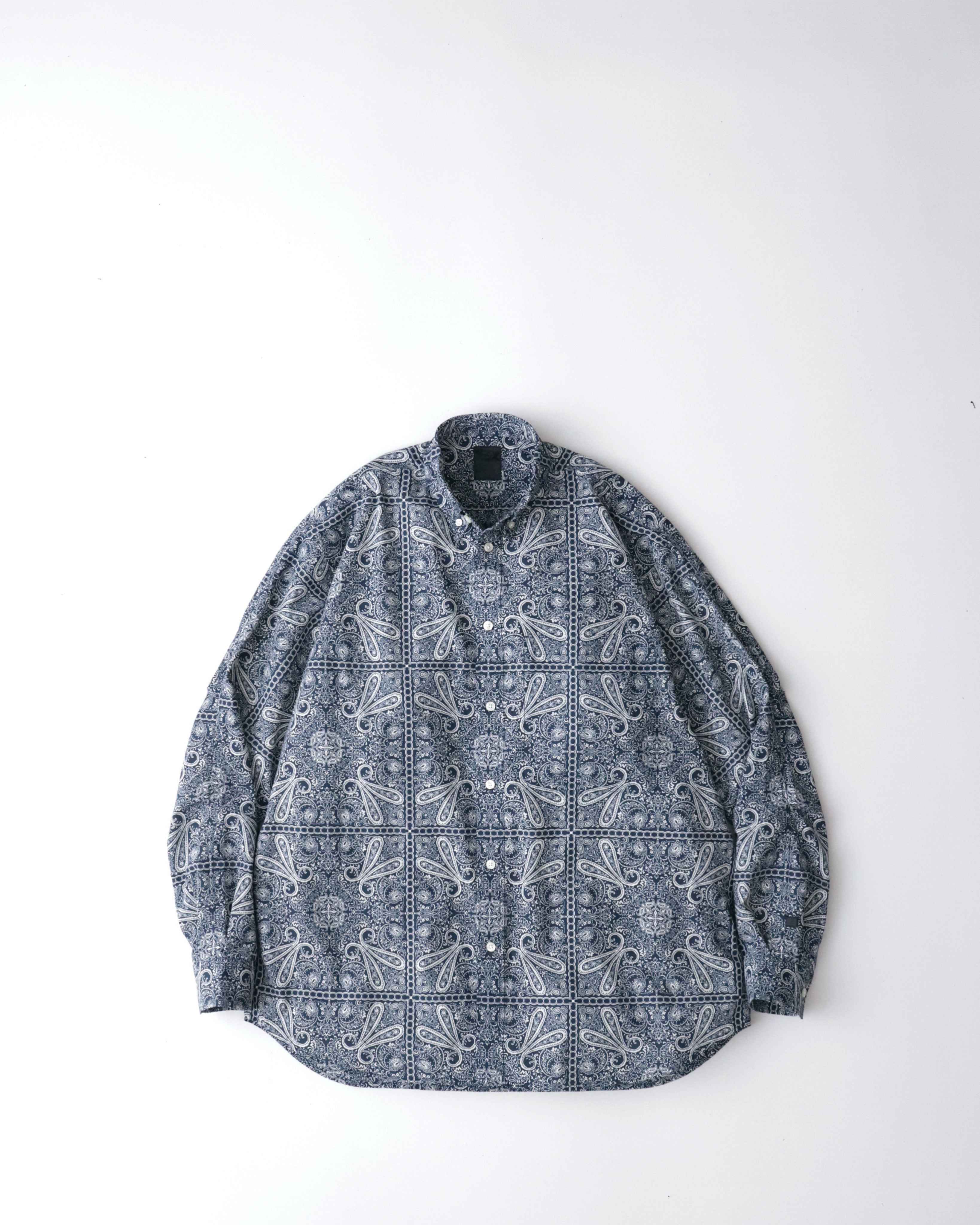 W's TECH BUTTON DOWN SHIRTS L/S PAISLEY