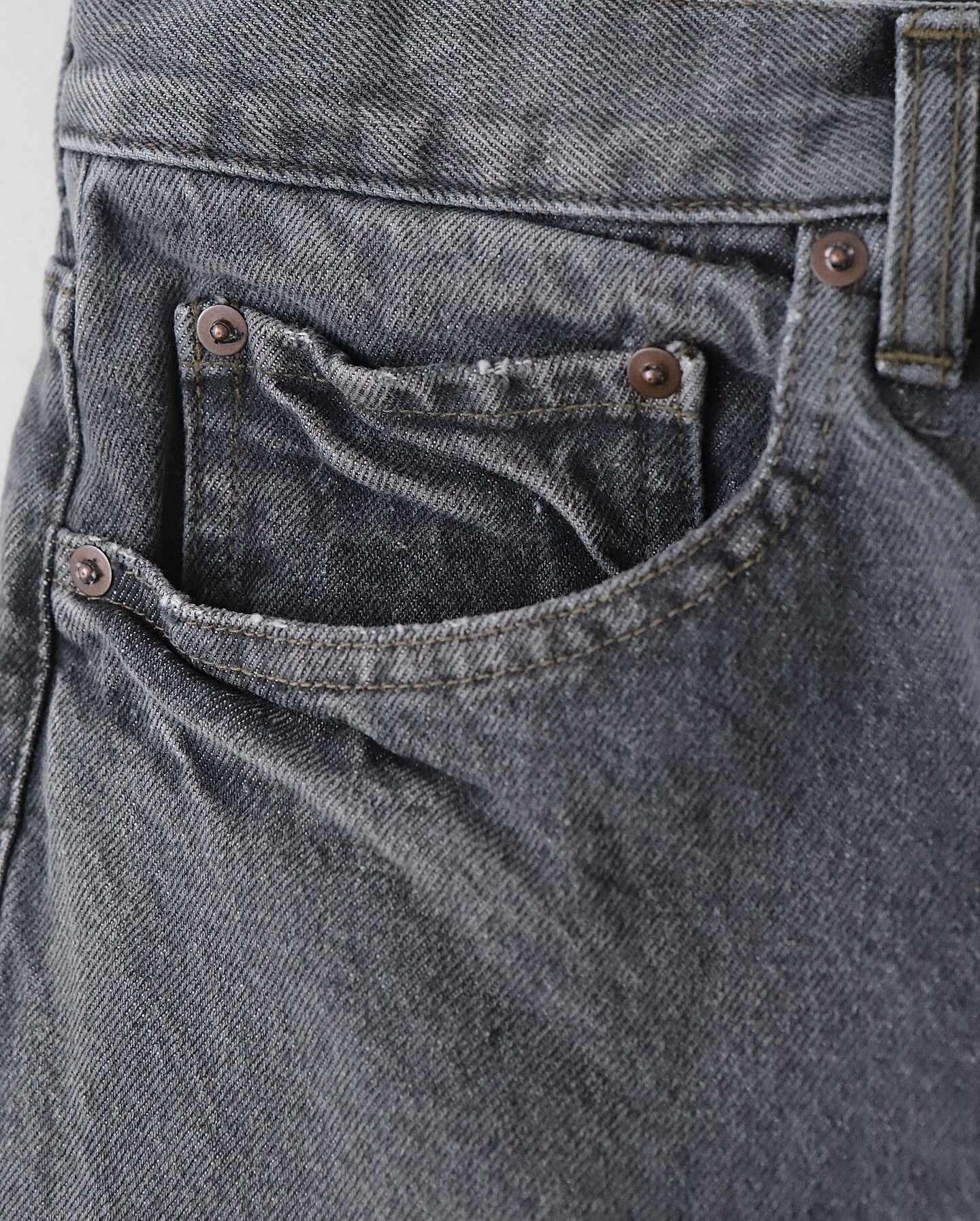 VINTAGE GRAY DENIM PANTS