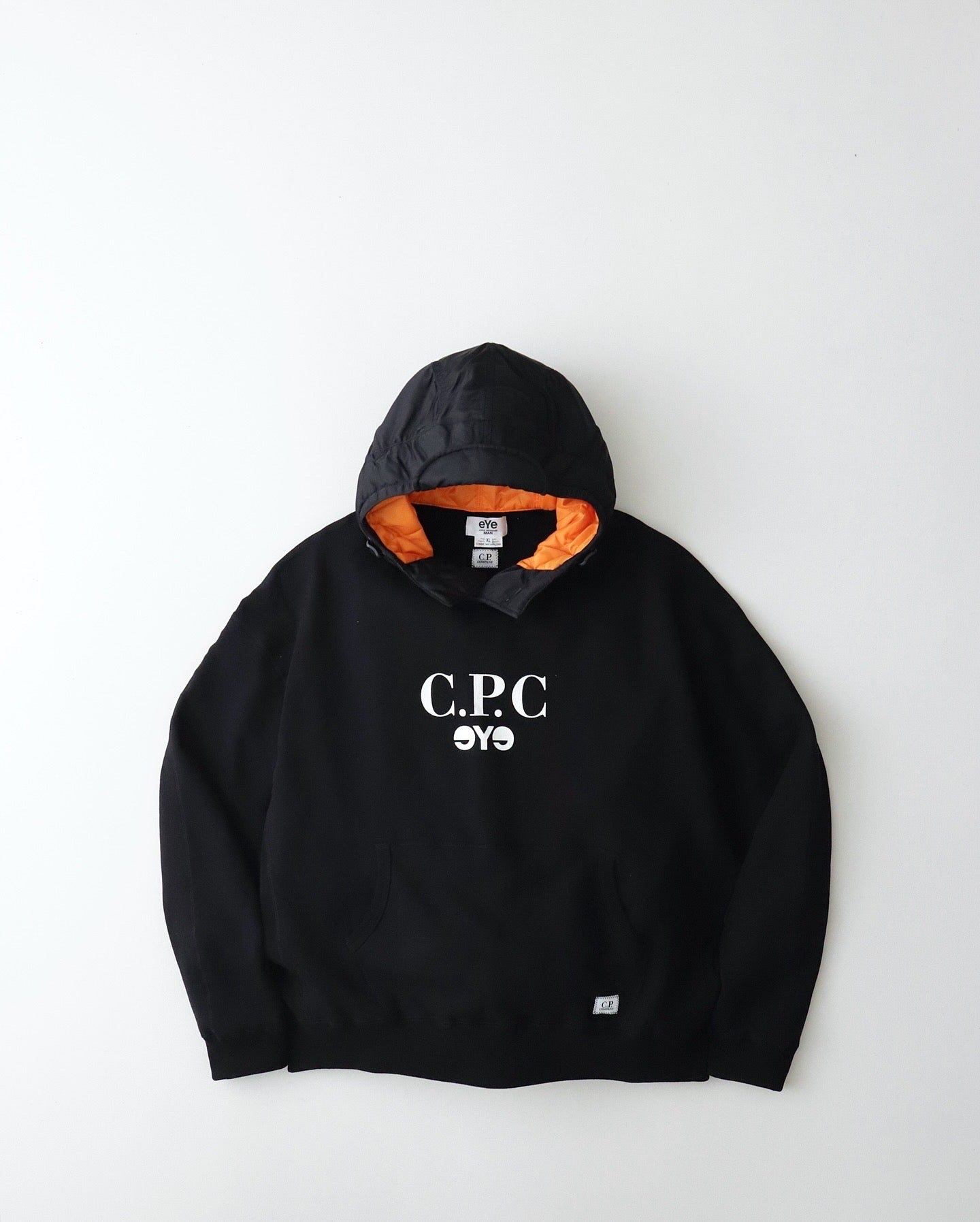 C.P. COMPANY NYLON TWILL HOODED SWEATSHIRT