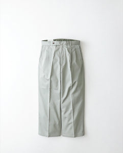OUT TUCK WIDE TAPERED PANTS