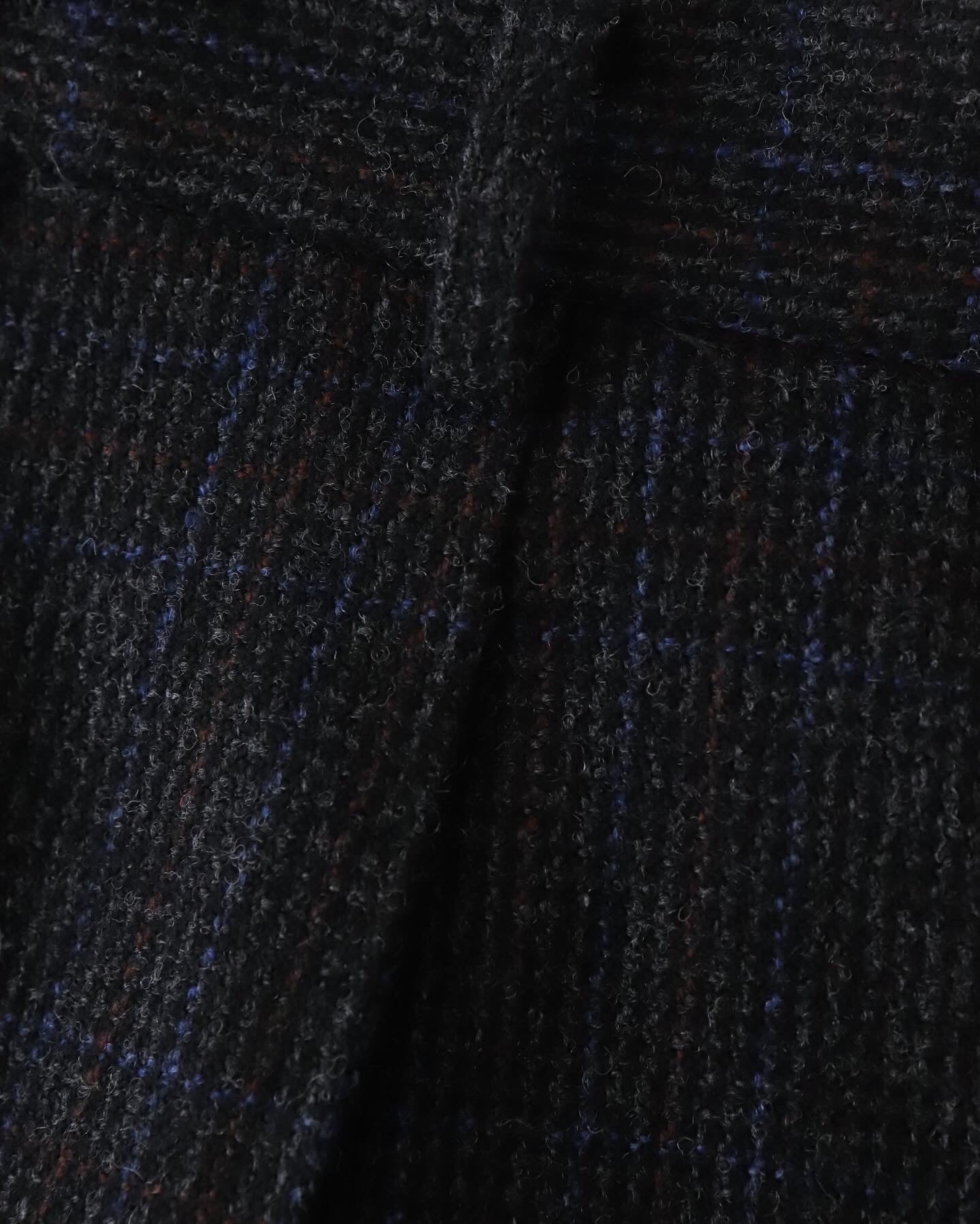 WOOL CHECK PANTS