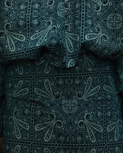 W's TECH BUTTON DOWN SHIRTS L/S PAISLEY