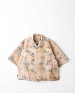FRAGMENT FLOWER OPEN COLLAR SHIRT