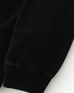 COMPACT VELOUR MOCK NECK