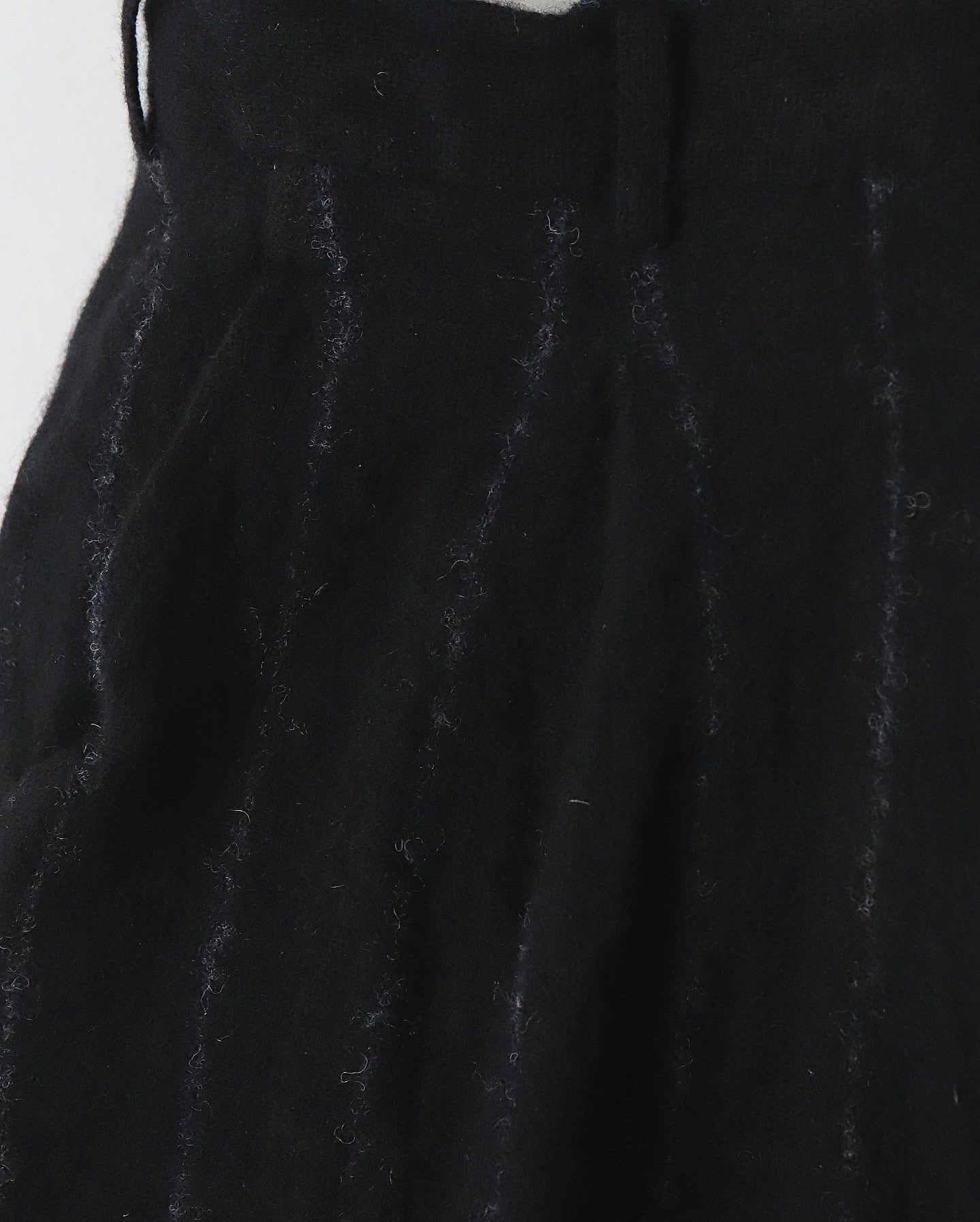 CHALK STRIPE FULLING ONE TUCK PANTS