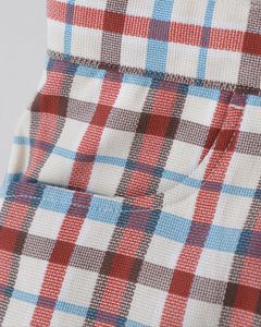 FARAH｜TWO-TUCK WIDE SHORTS / SOUVENIR CHECK