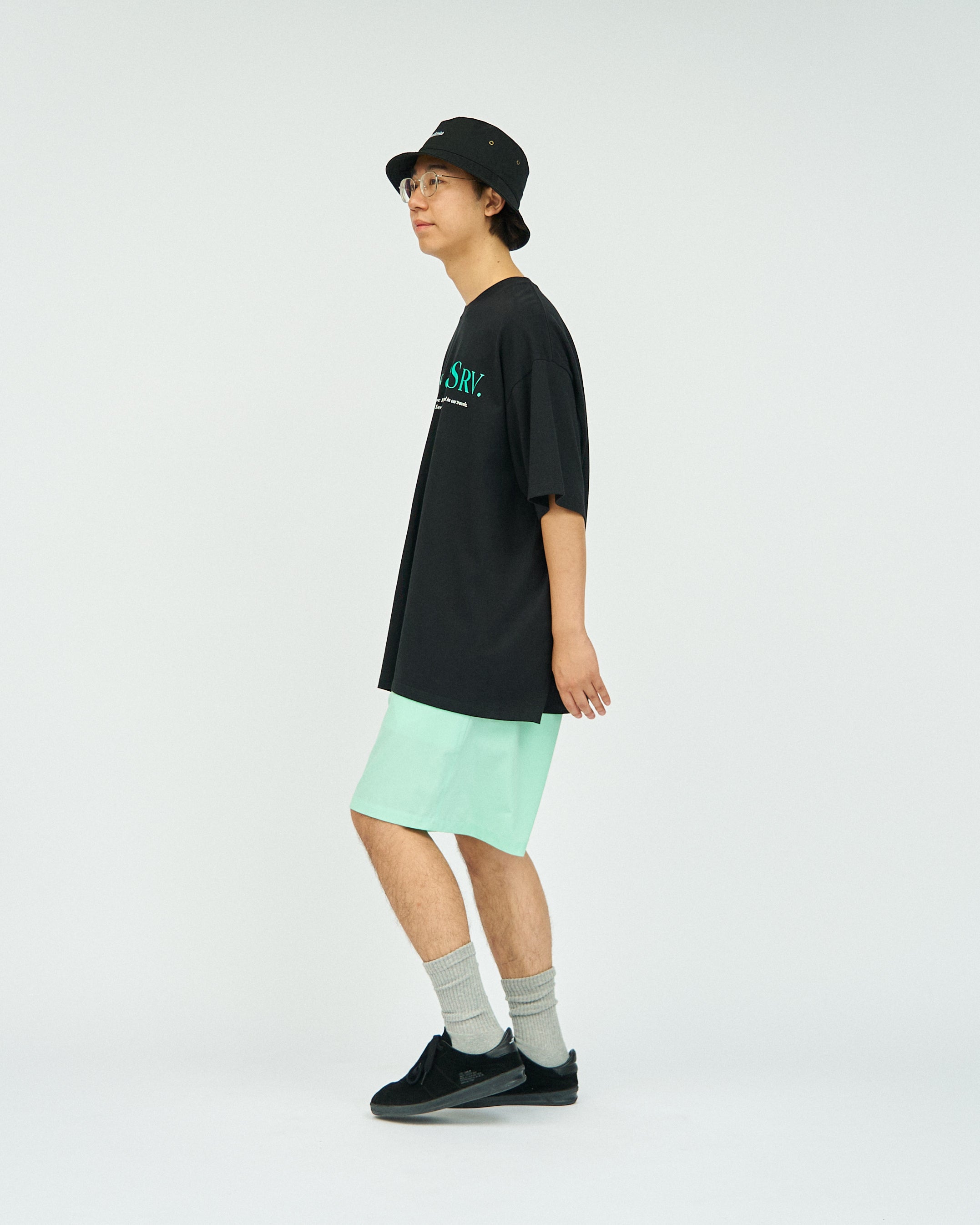 CORPORATE PRINTED S/S TEE ”FRESH＆SRV.”