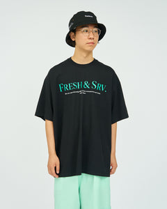 CORPORATE PRINTED S/S TEE ”FRESH＆SRV.”