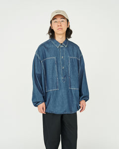 DENIM PULLOVER SHIRT