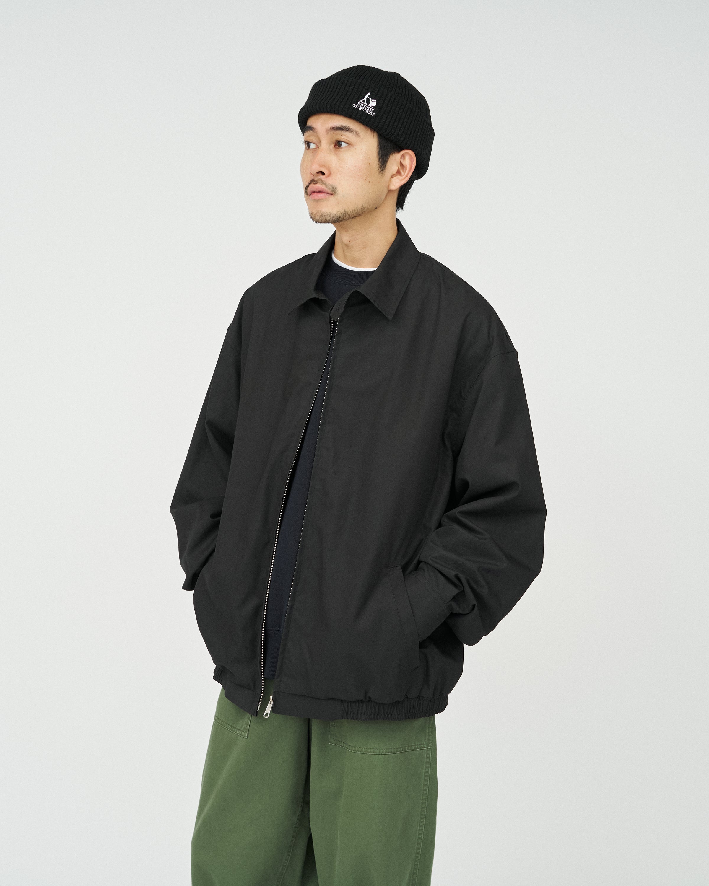 POWDER COTTON SWING TOP BLOUSON