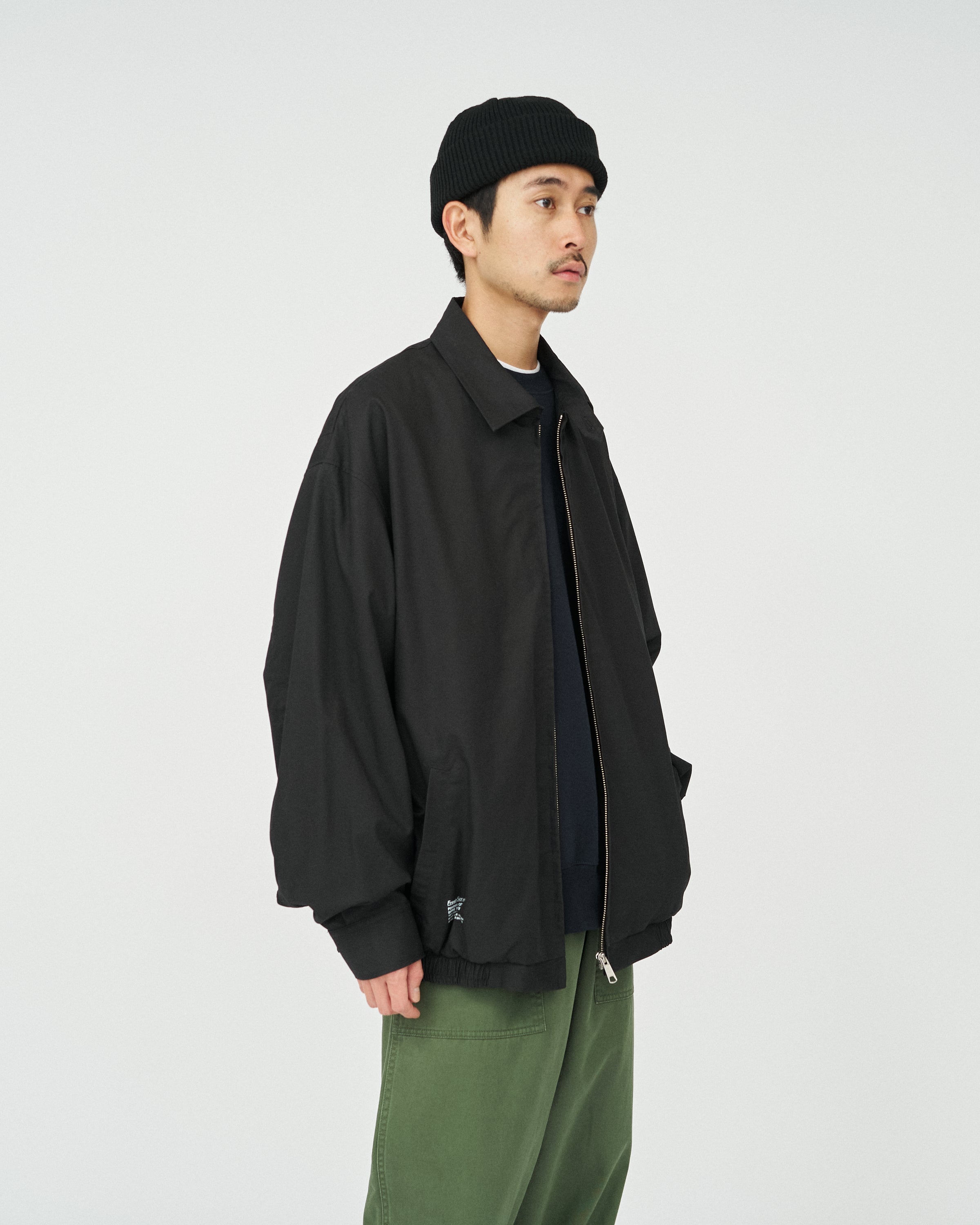 POWDER COTTON SWING TOP BLOUSON